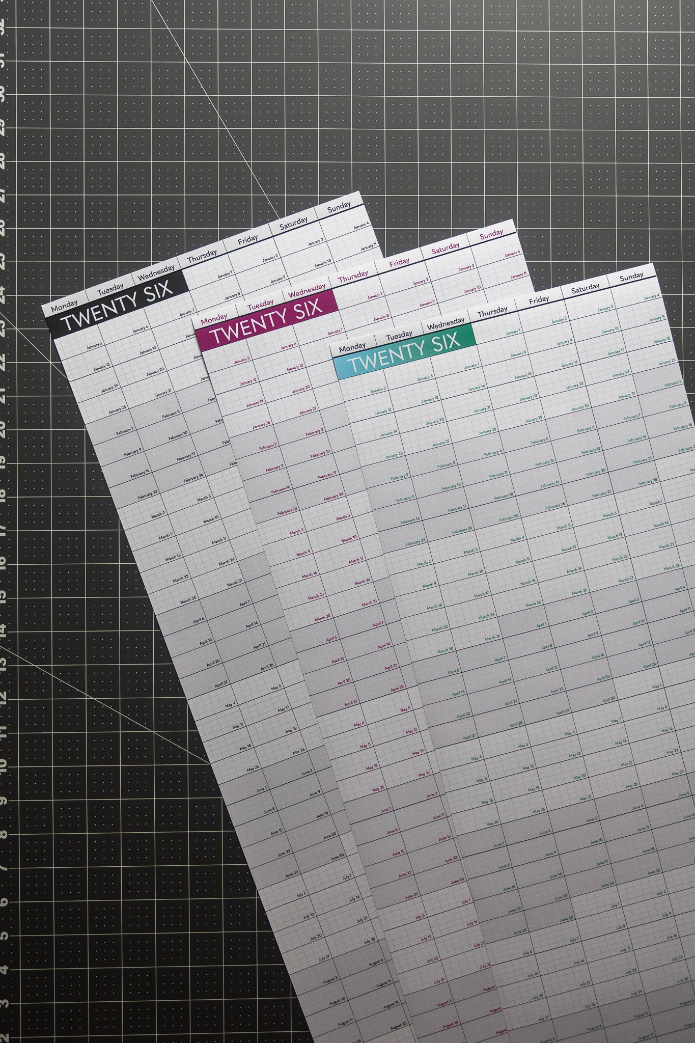 2026 Wall Calendar: 10in x 36in