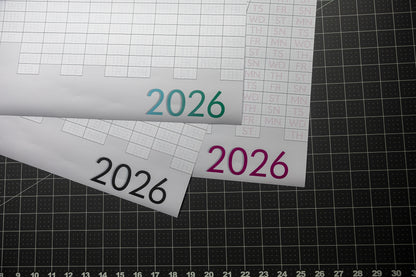 2026 Wall Calendar: 17in x 24in