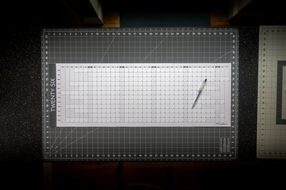 2026 Wall Calendar: 36in x 12in