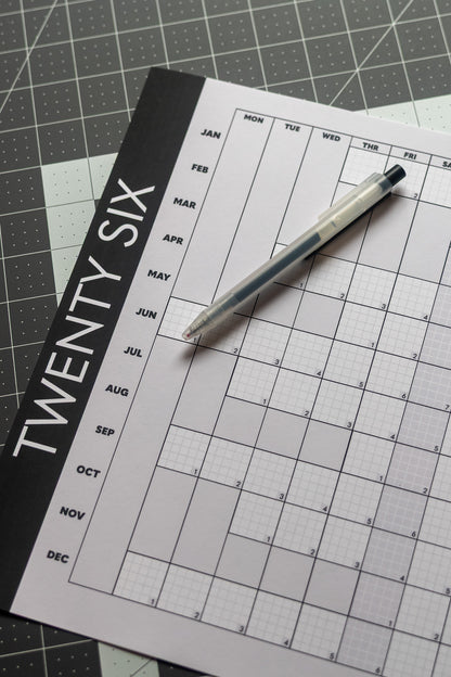 2026 Wall Calendar: 36in x 12in