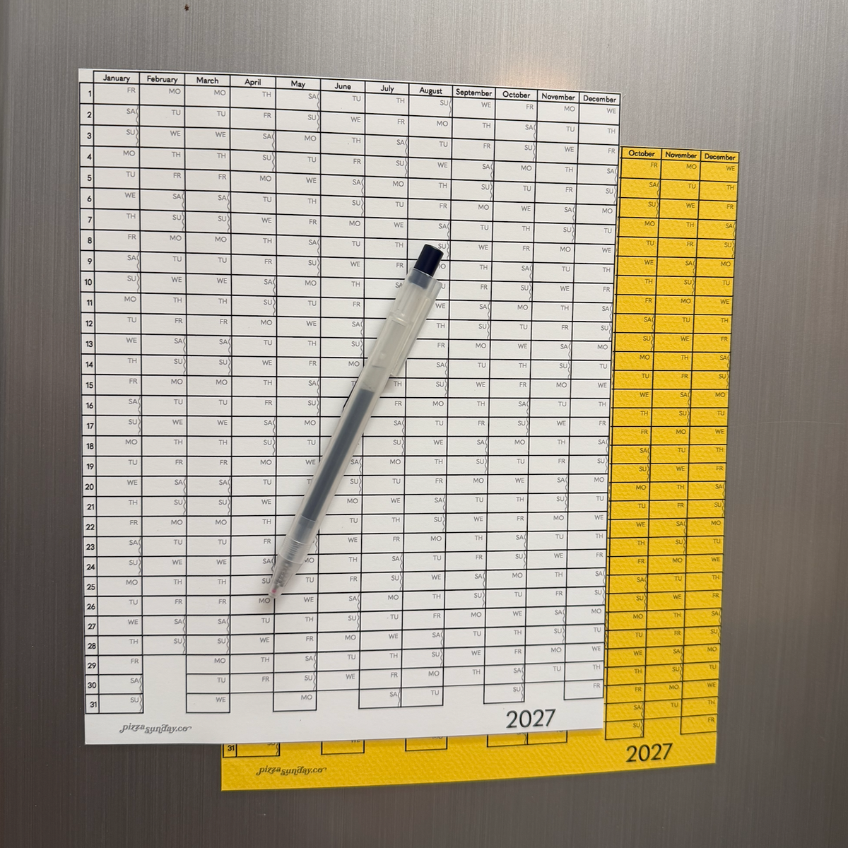 365 MINI Calendar - 8x10 (2027)