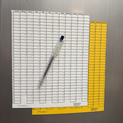 365 MINI Calendar - 8x10 (2027)