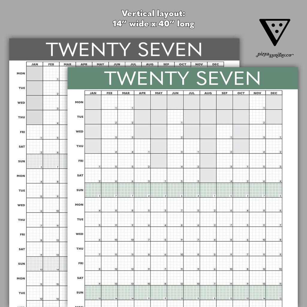 365 Wall Calendar: Combo (2027)