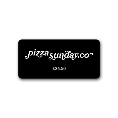 Pizza Sunday Gift Card