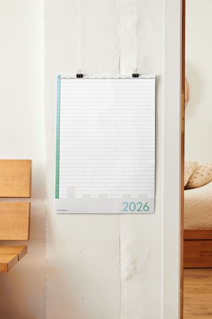 2026 Wall Calendar: 17in x 24in